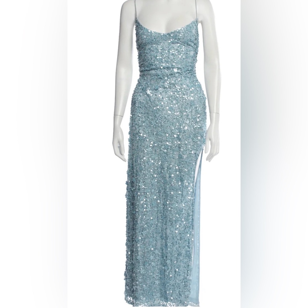 MacDuggal Sequin gown NWT